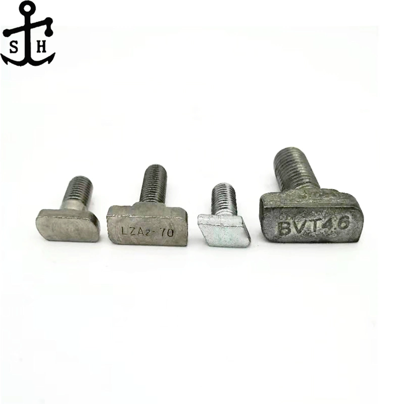 OEM Customized SUS304 Stainless Steel T Type T Shaped Square Head Machine Screw Bolt Made in China