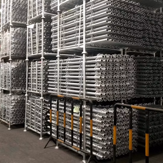 Galvanized Steel Ringlock Scaffolding Layher All Round Scaffolding System En12811
