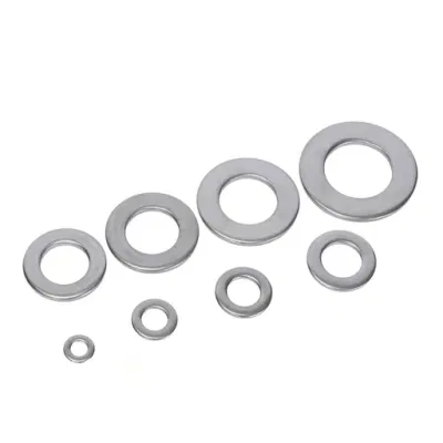 Carbon Stainless Steel Plain Washers Spring Lock Washers Zinc Plated Flat Round Washers with DIN125