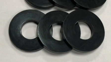 China Factory Supply Black and White Clear Round Rubber Flat Washer