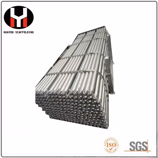 Factory Supply Galvanized Steel Ring Lock Vertical Standard Scaffold Ledger Bay Brace Layher Allround Ringlock Scaffolding